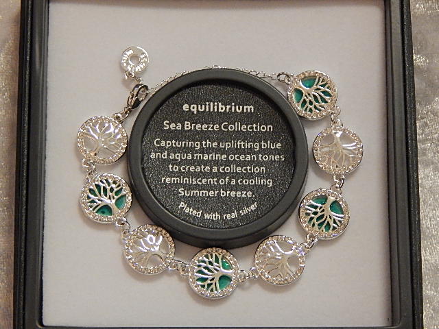 Equilibrium Bracelet Tree of Life Sea Breeze